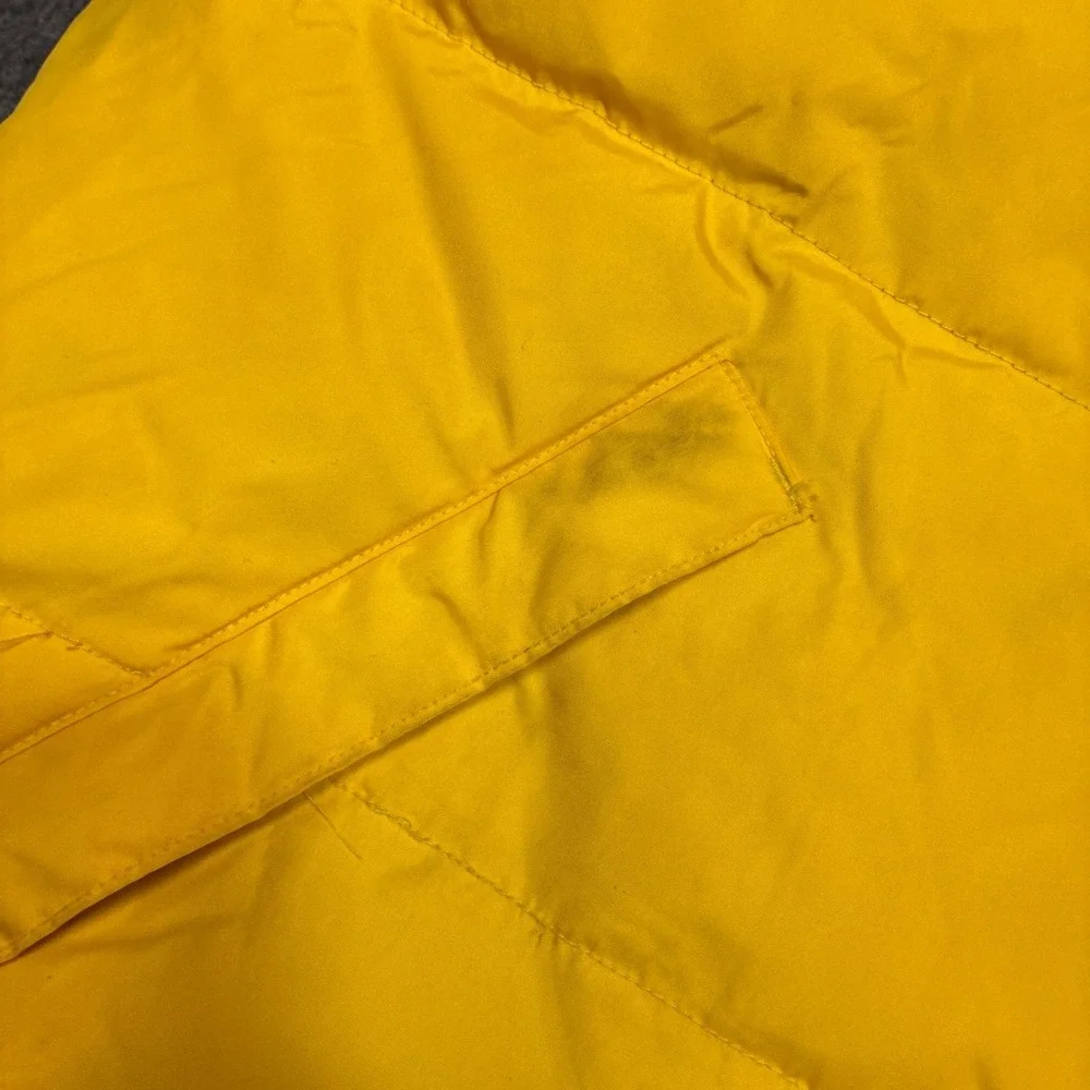 Vintage The North Face Nuptse 700 Puffer Vest Mens Small Yellow Black Gorpcore